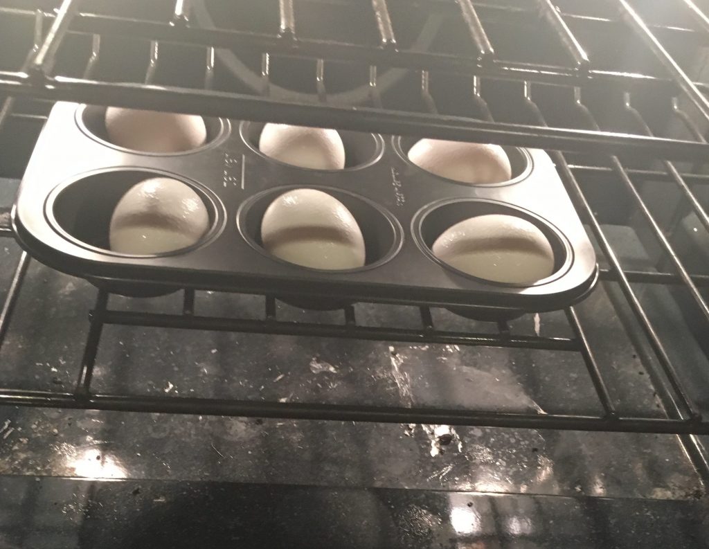 TASTY TUESDAY:  HOW TO MAKE PERFECT HARD BOILED EGGS – IN THE OVEN!