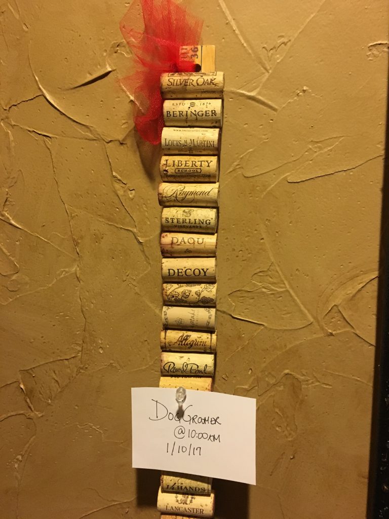 DIY WINE CORKBOARD YARDSTICKS