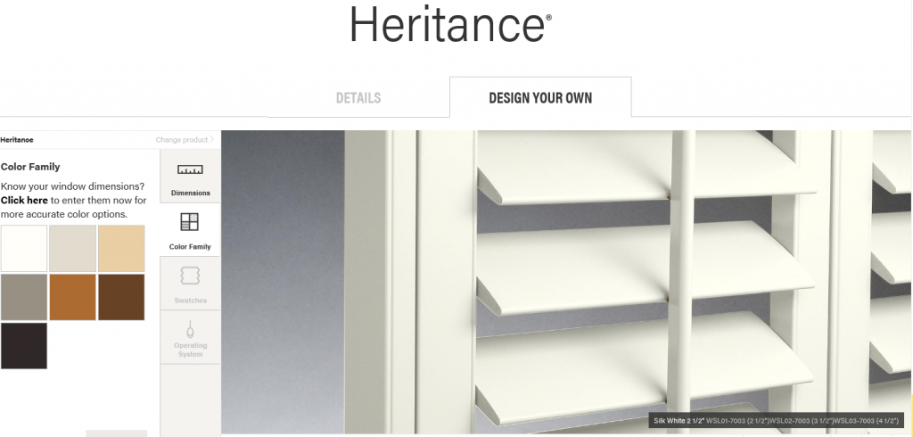 HERITANCE HARDWOOD SHUTTERS