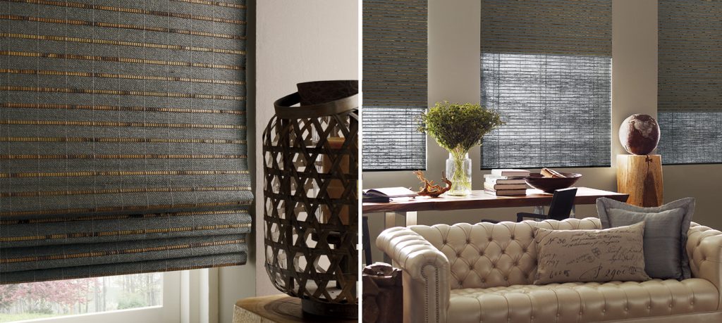 WINDOW SOLUTIONS:  WOVEN WOODS AND WOVEN TEXTURES