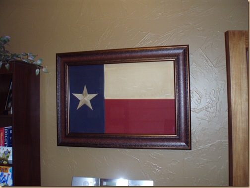 Texas Flag for Jared's Office