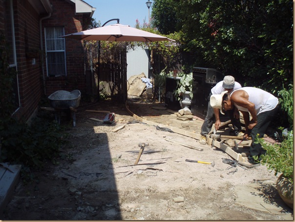 Cleared Stone, Laid Edging