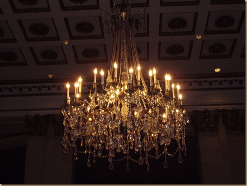 Gorgeous Chandelier and Ceiling