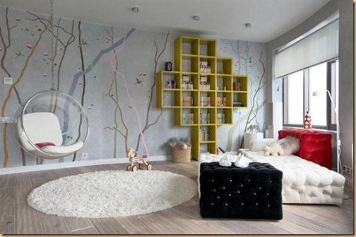 Wall-Sticker-Stylish-and-Modern-Contemporary-Teen-Bedroom-Design-Ideas