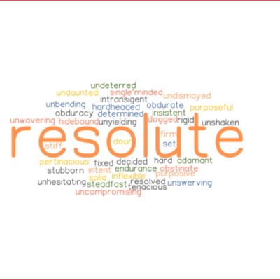 RESOLUTE: WORD OF THE YEAR